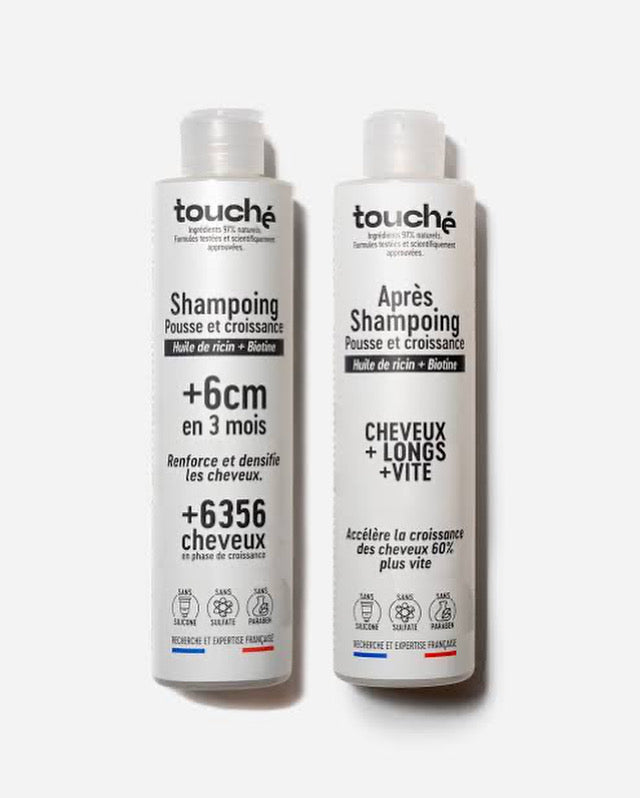touché après shampoing + shampoing