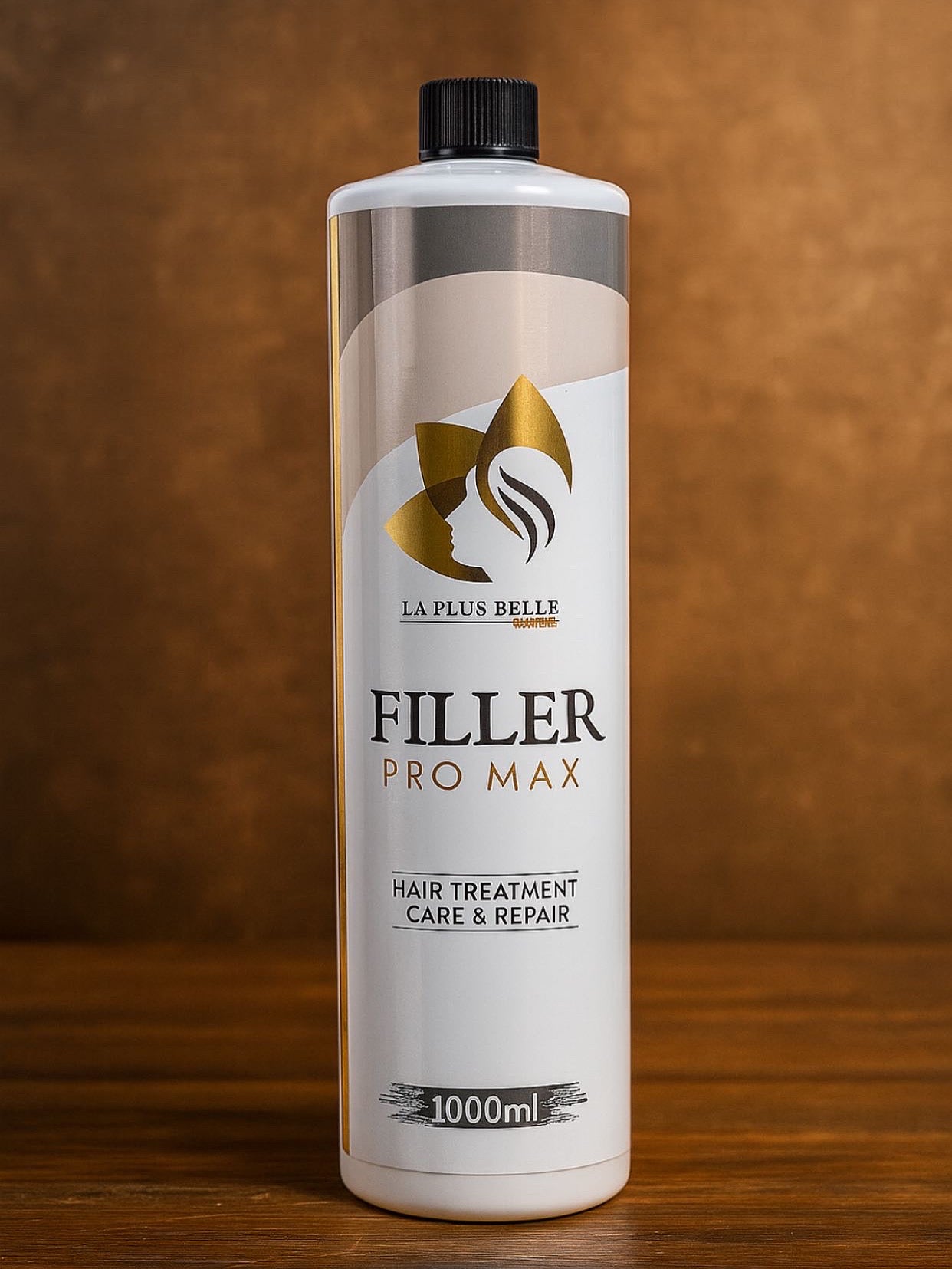 LA PLUS BELLE FILLER PRO MAX Soin et Réparation Capillaire 1ere choix , flacon de 1000 ml.